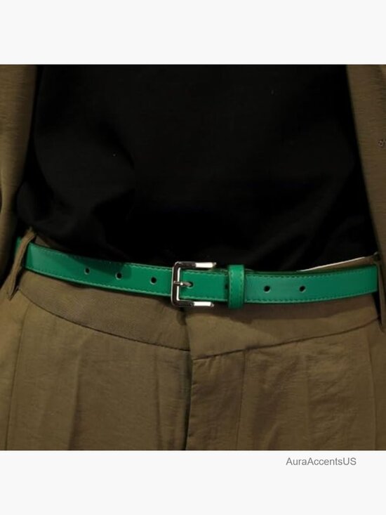 Italian Leather Belt 2cm Width Women Dress Pants main image 3